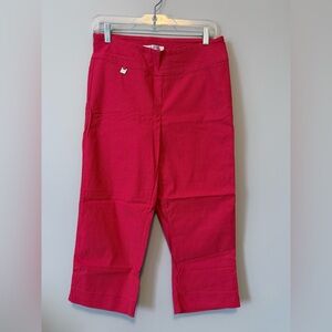 Women's Red Capris